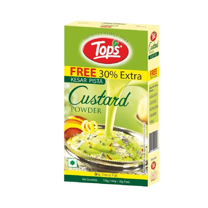 Tops Custard Powder Kesar Pista